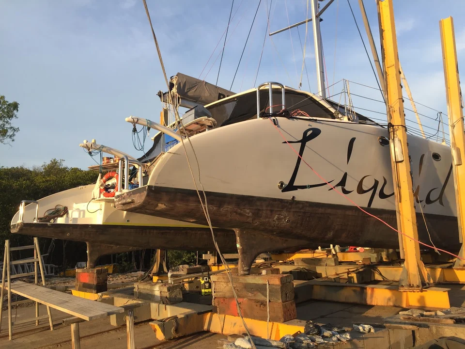 The bow during the build