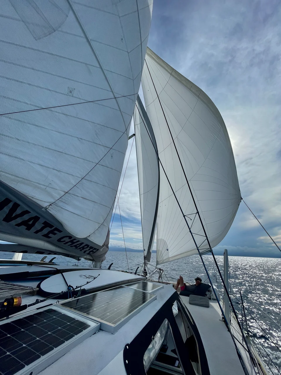 Sailing aboard Liquid Desire