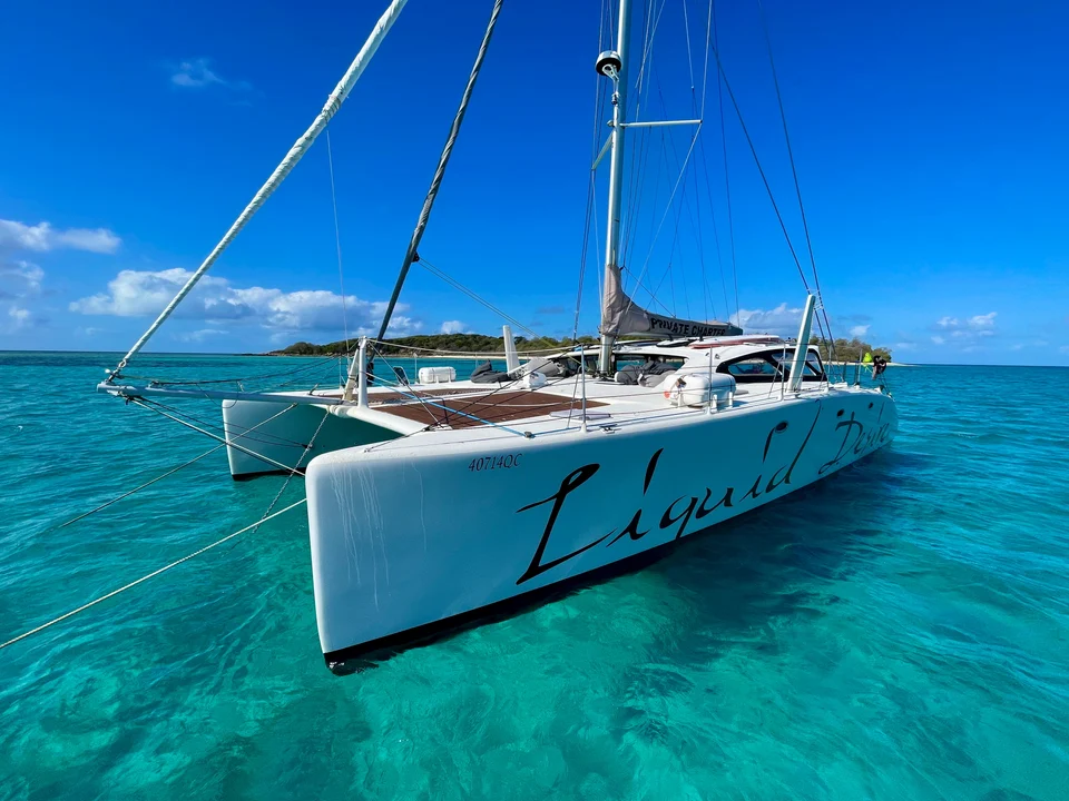 Liquid Desire sailing catamaran