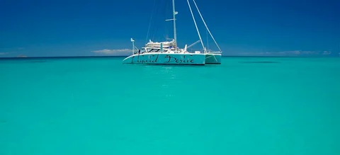 Liquid Desire on turquoise water