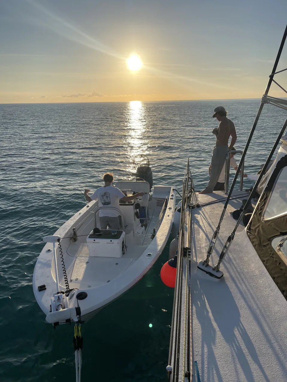 The flats boat at first light